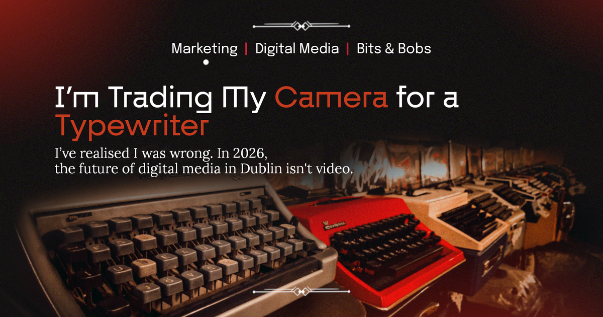Why I’m Trading My Camera for a Typewriter